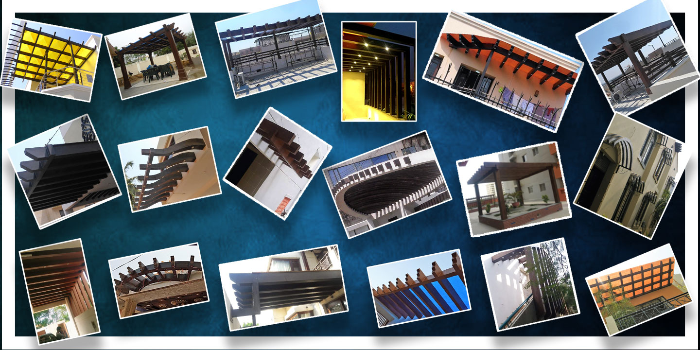 Custom fibreglass pergola